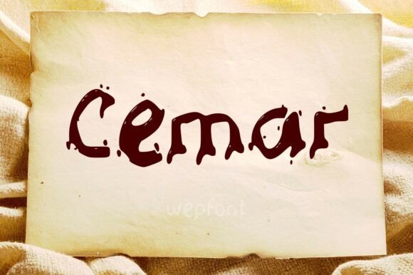 Cemar: A Handwritten Display Font That Elevates Real Branding