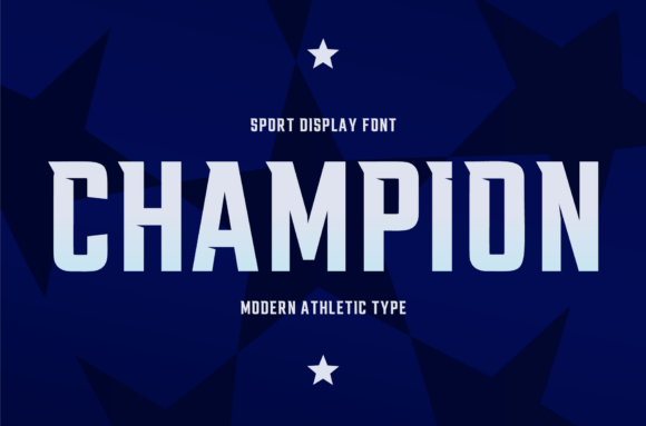 Champion Geometric Typeface: Bold, Clean & Built for Brand Impact