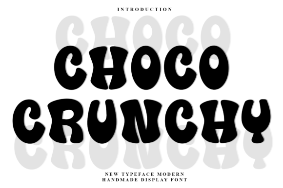 Choco Crunchy: A Festive Display Typeface for Editorial Joy