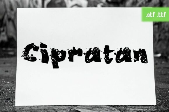Cipratan: A Display Font That Anchors Your Message in Seconds