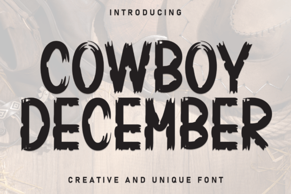 Cowboy December: A Warm, Handwritten Display Font for Real Business Branding