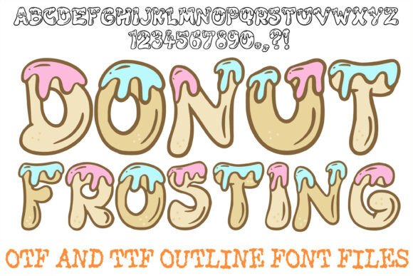 Donut Frosting: A Playful Display Typeface for Editorial Warmth