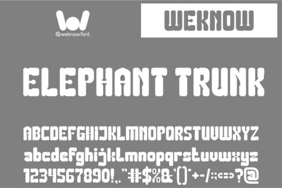 Elephant Trunk: A Display Font That Builds Brand Trust