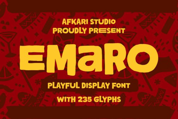 Emaro: A Playful Display Font That Delivers Personality