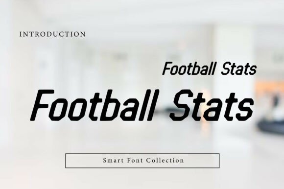 Football Stats: A Display Font That Moves With Your Campaign