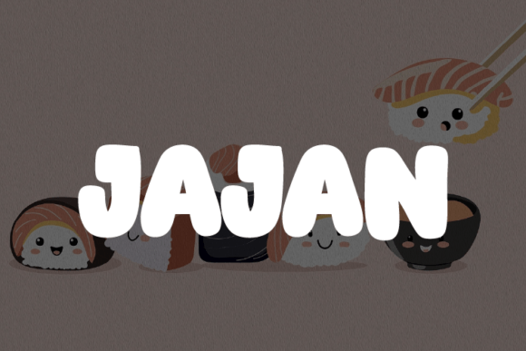Jajan: A Modern Display Typeface for Digital Clarity