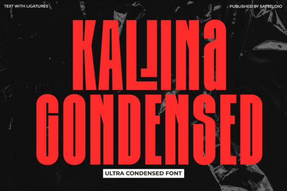 Kalina Condensed: A Bold Display Typeface for Digital Impact