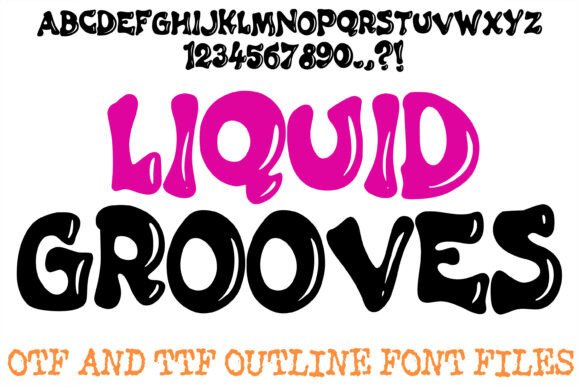 Liquid Grooves: A Bold Display Typeface for Scroll-Stopping Campaigns