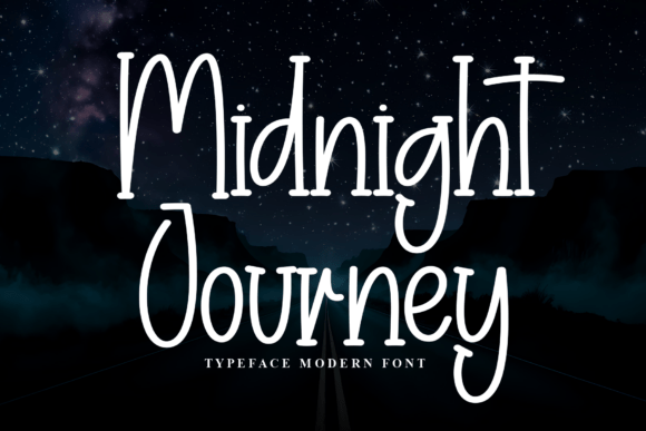 Midnight Journey: A Display Font That Elevates Digital Branding