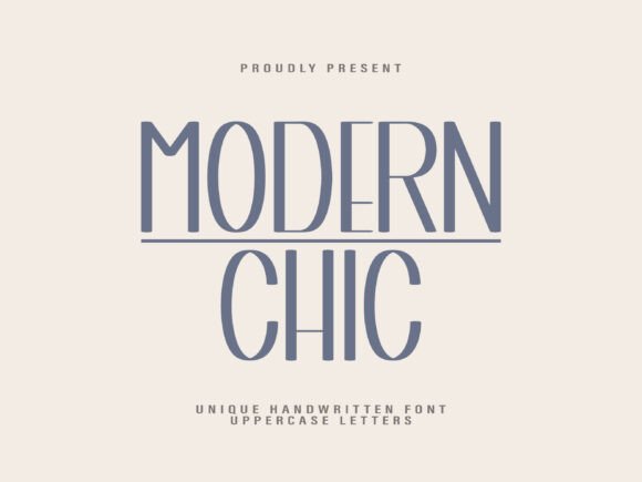 Modern Chic Font: Elevate Your Brand with Effortless Sophistication
