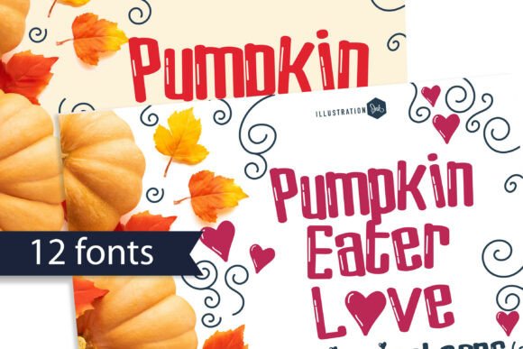 Pumpkin Eater: A Warm, Playful Display Typeface for Autumn Editorial Moments