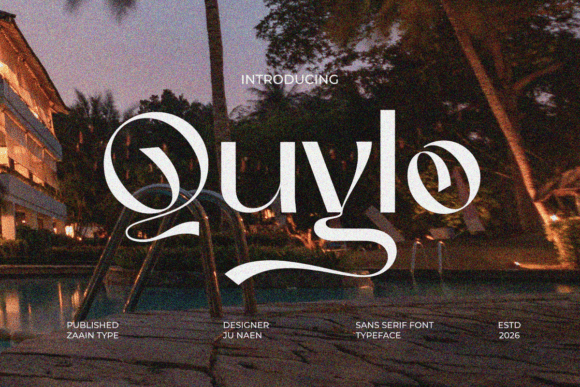 Quylo: A Display Font That Makes Your Headlines Instantly Clear