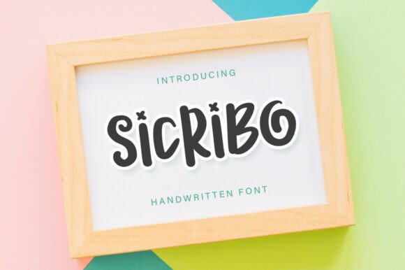 Sicribo: A Handwritten Font That Feels Like Home