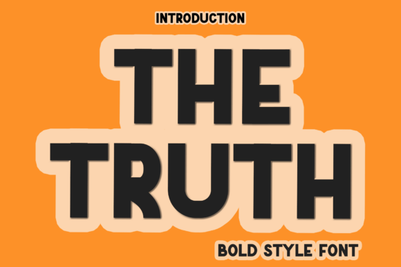 The Truth Typeface: A Festive Display Font That Elevates Small Business Branding