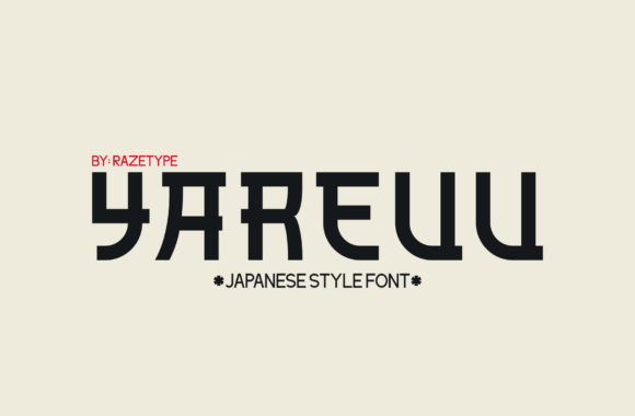 Yareuu: A Bold Display Typeface for Memorable Branding